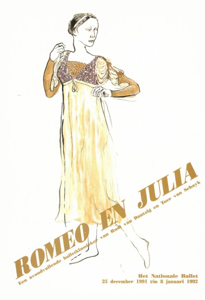 Romeo en Julia, Het Nationale Ballet, poster